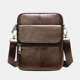 Tobias™ | Bolsa Crossover em Couro