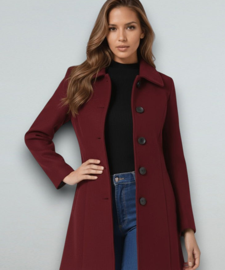 Teresa – Casaco Elegante de Corte Clássico