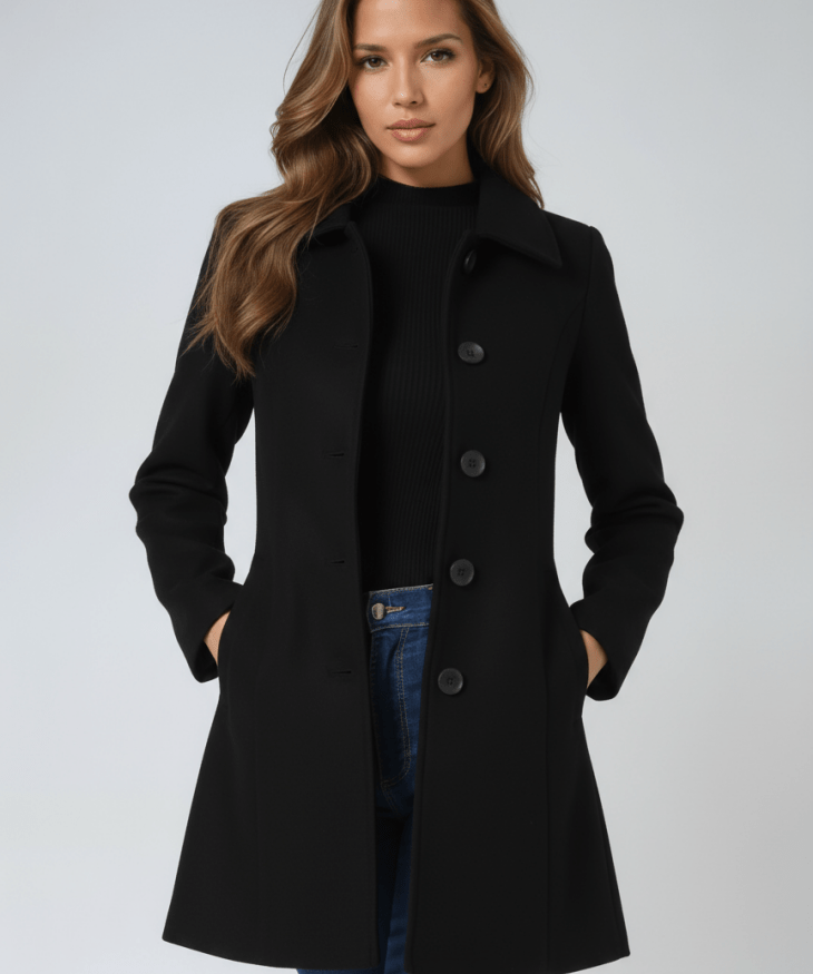 Helena™ - Casaco de Inverno Feminino com Um Botão