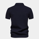 Viktor™ | Polo Slim Clássica com Gola Zíper