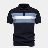 Viktor™ | Polo Slim Clássica com Gola Zíper