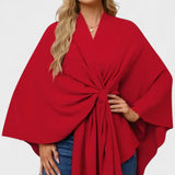 Yvette | Poncho Draperet Elegante