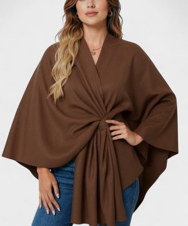 Yvette | Poncho Draperet Elegante