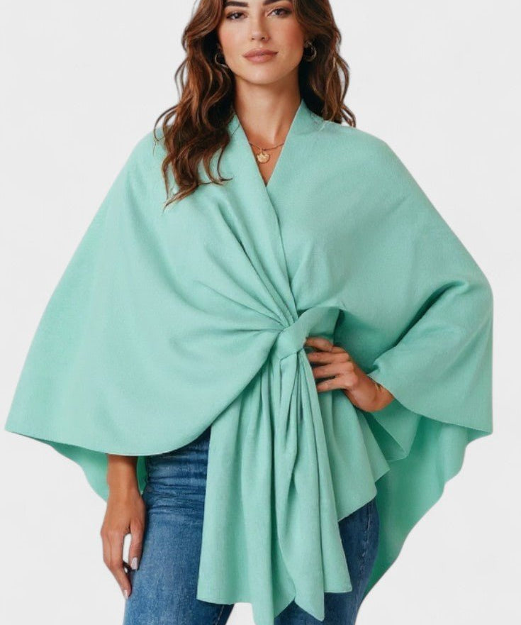 Yvette | Poncho Draperet Elegante