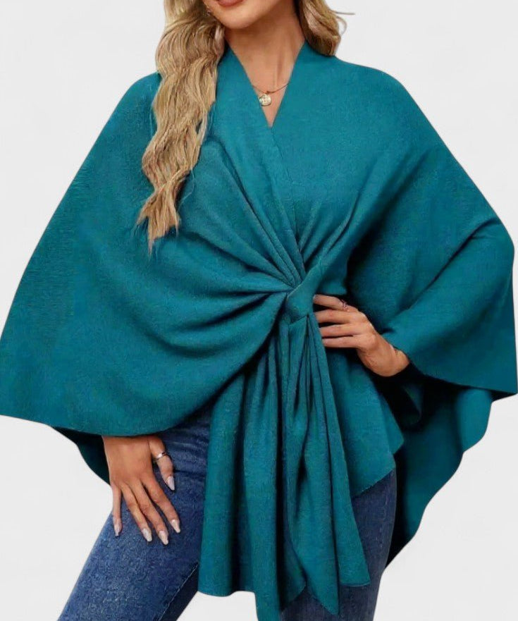Yvette | Poncho Draperet Elegante