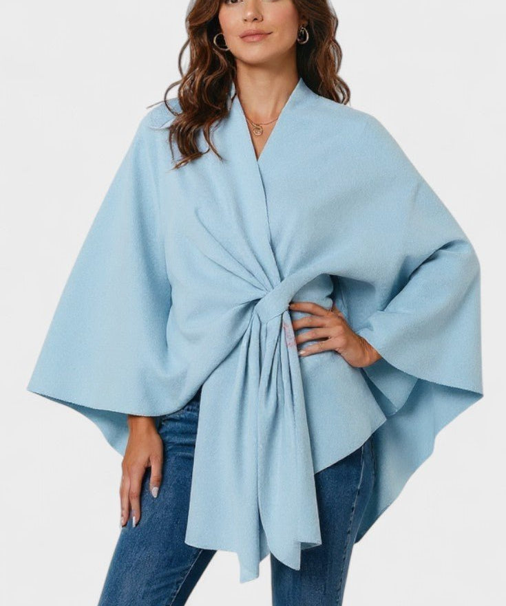 Yvette | Poncho Draperet Elegante