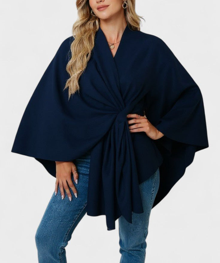 Yvette | Poncho Draperet Elegante
