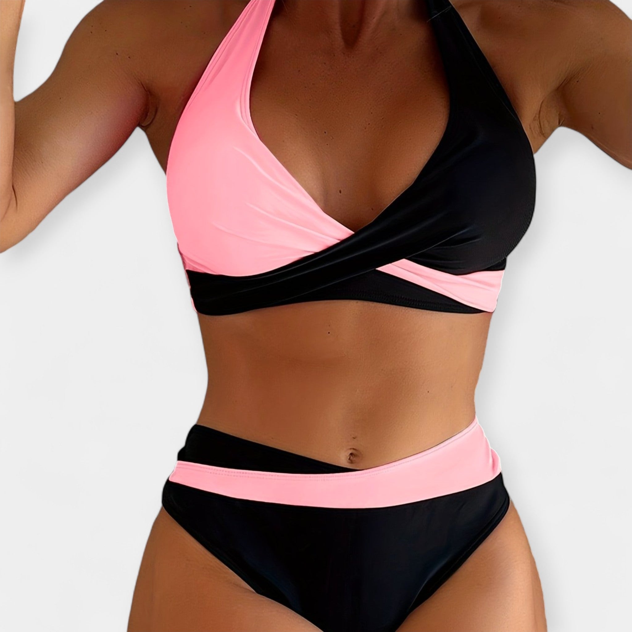 Biquíni com Decote Cruzado