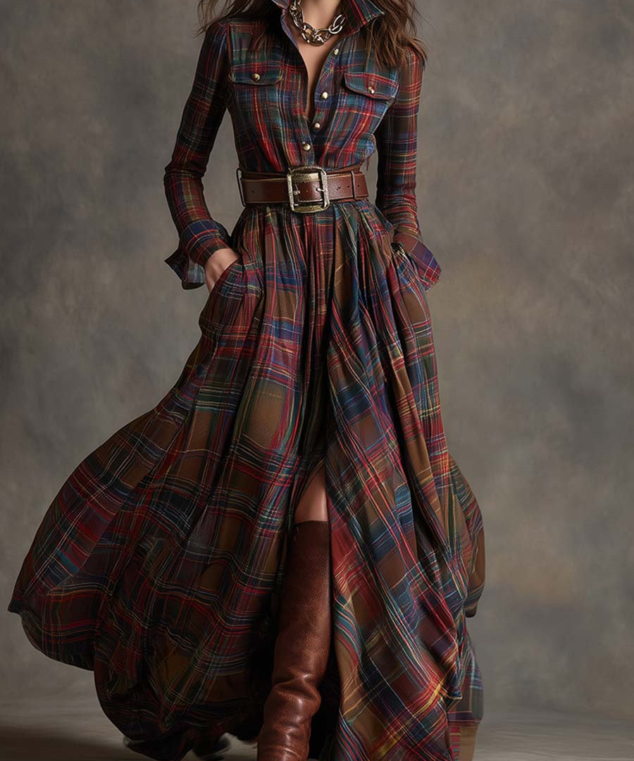 Scarlett - Vestido com cinto