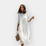 Vestido com Design Lisonjeiro para a Barriga