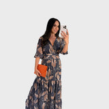 Vestido Floral com Conforto