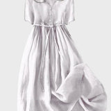 Vestido Clássico com Botões