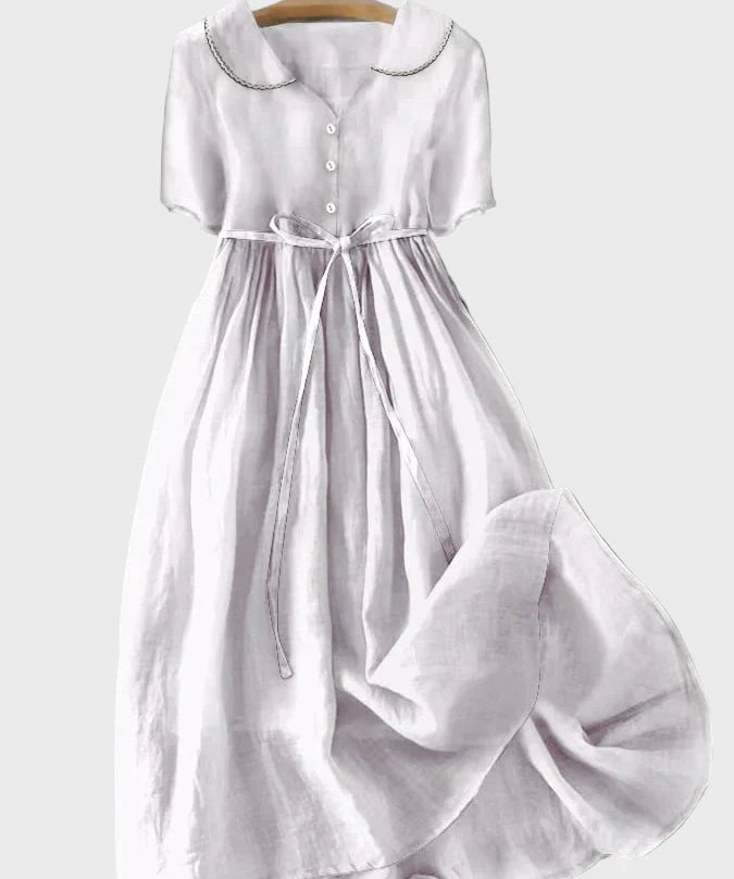 Vestido Clássico com Botões