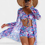 Biquíni de Cintura Alta e Roupa de Praia