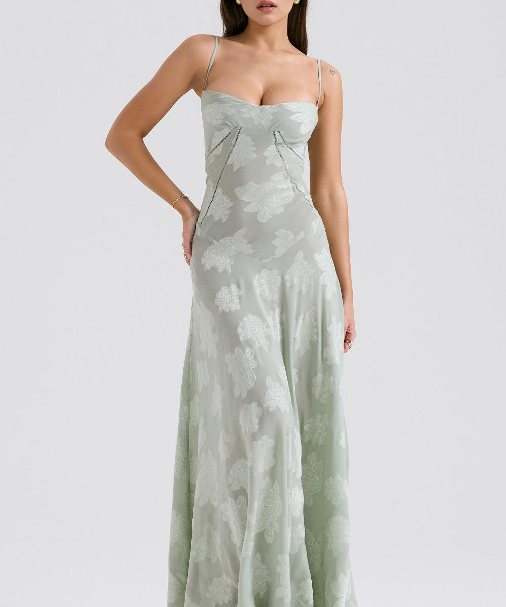 Vestido Floral Longo