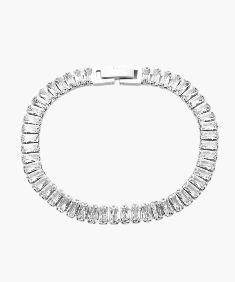 Pulseira de Rivière Baguette