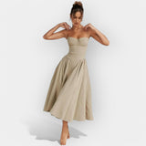 Vestido Midi Sofisticado para o Verão